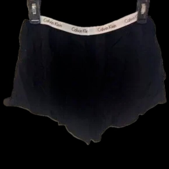 NEW Calvin Klein Black cotton blend Shorts - Picture 3 of 4